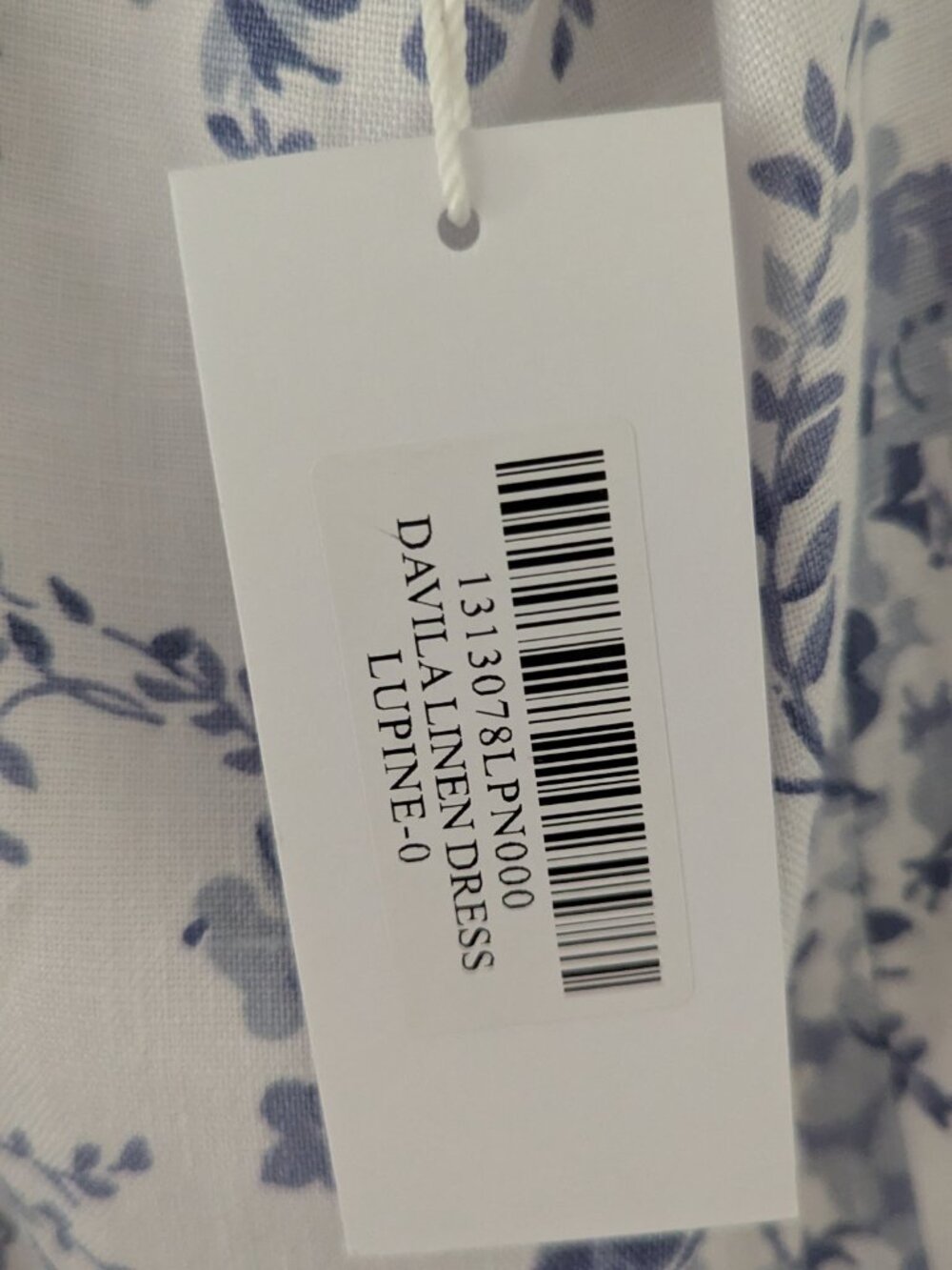 Reformation Davila Linen Dress in Lupine Size 0 - Picture 3 of 3
